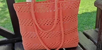 This macrame bag is as photogenic as it is practical!