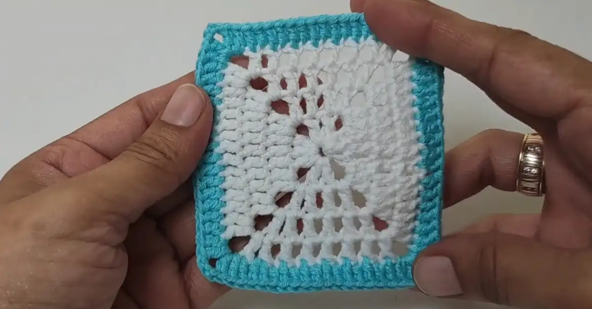 The finished motif is perfect for blankets, bags, and more!