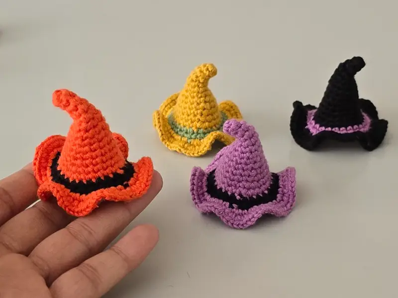 Easy Crochet Witch Hat Tutorial – Handmade Halloween Decoration
