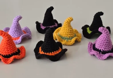 Easy Crochet Witch Hat Pattern – Halloween DIY
