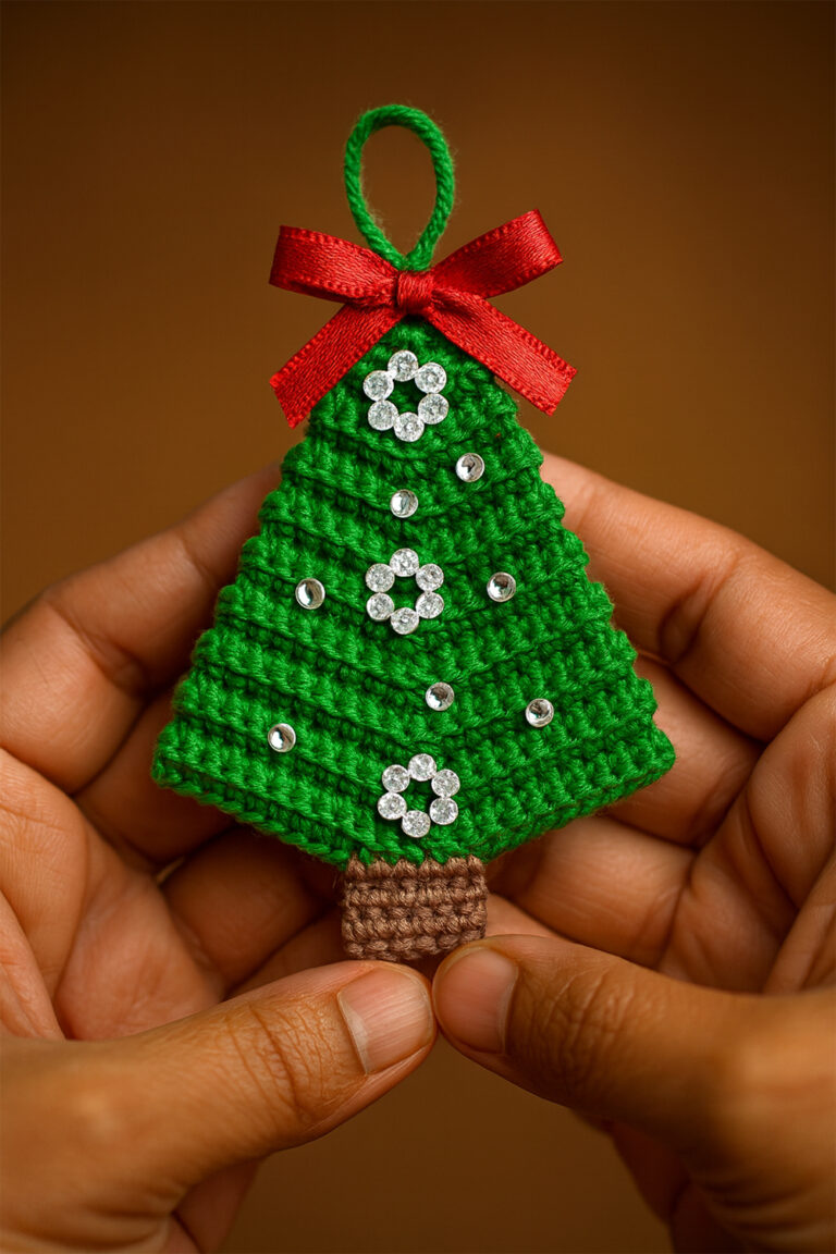 Easy Crochet Christmas Tree – Quick Handmade Holiday Décor