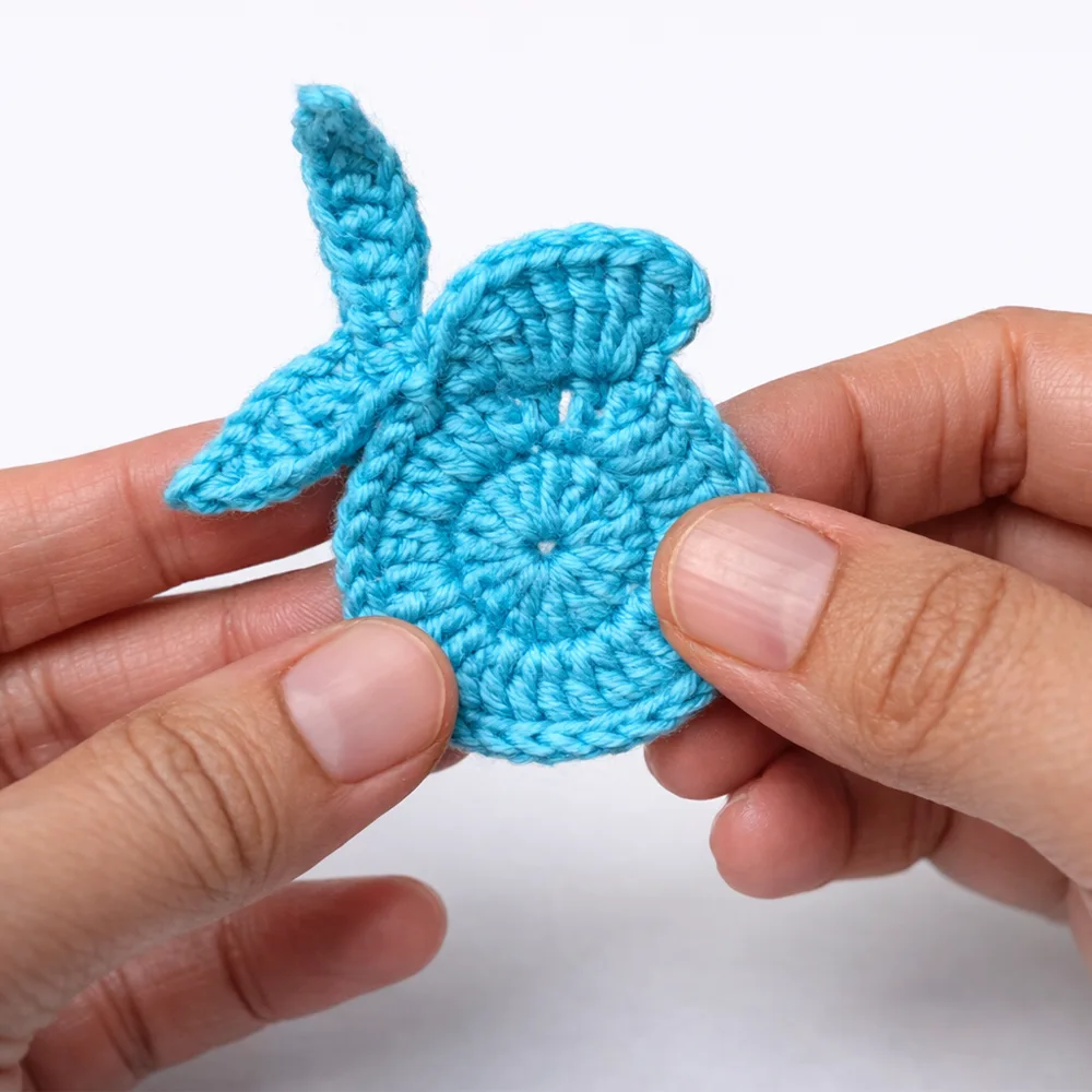 crochet bunny applique ears step how to make bunny ears crochet for beginners